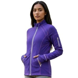 Kirkland Signature Running Jacket Women’s S Purple Pink Athleisure Yoga Cycling